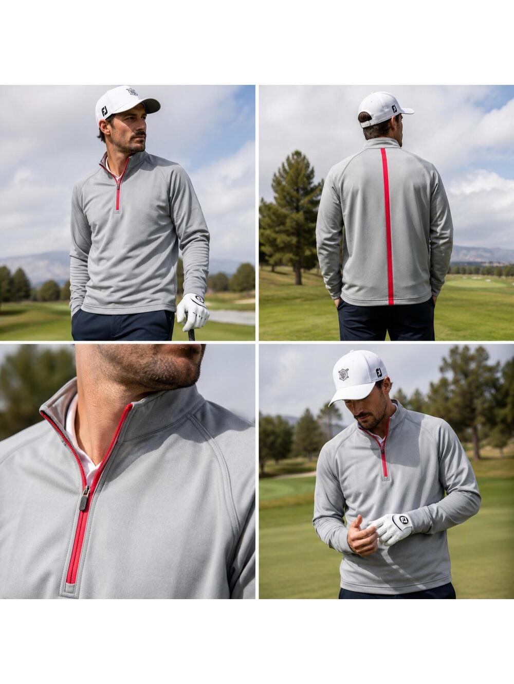 ⛳️ Dunning Golf Quarter Zip Quiet Luxury Pullover